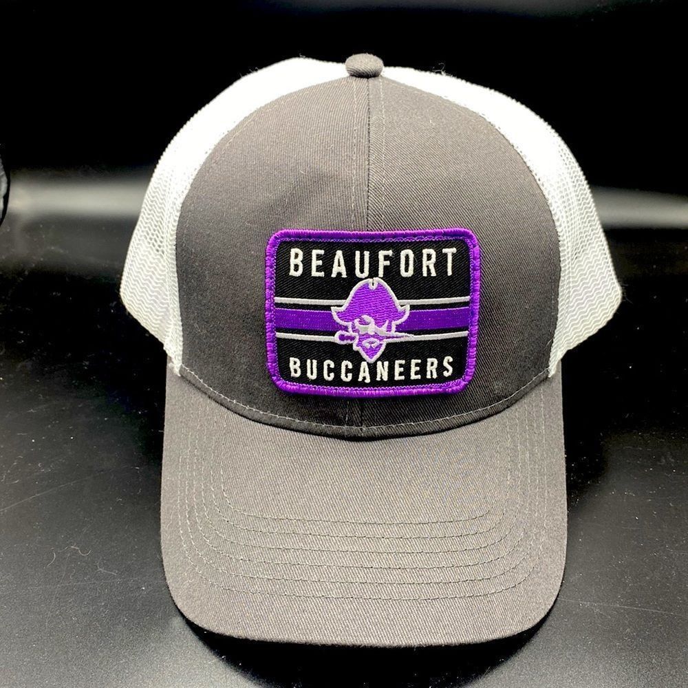 "Beaufort Buccaneers" Snapback Mesh 
Back Trucker Hat